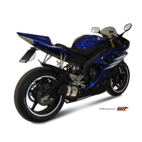 MIVV Auspuff - SLIP-ON SUONO - Titan mit Carbon Endkappe - für YAMAHA YZF 600 R6 Bj. 2006 > 2016 - Y.021.L8