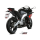 MIVV-SLIP-ON - DELTA RACE - Edelstahl Schwarz für APRILIA - RS 125 BJ. 2017 > 2020 - A.011.LDRB