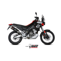 MIVV-SLIP-ON - DAKAR - Edelstahl Schwarz für APRILIA - TUAREG 660 BJ. 2022 > 2024 - A.017.LEKB