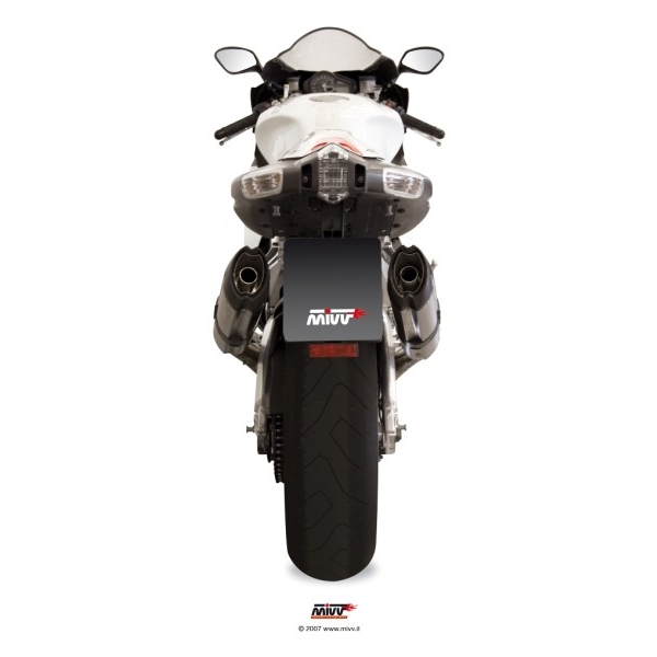 MIVV-2 SLIP-ON - SUONO - Edelstahl für APRILIA - RSV 1000 BJ. 2004 > 2008 - A.004.L7