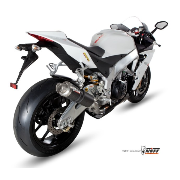 MIVV-SLIP-ON - GP - Carbon für APRILIA - RSV4 BJ. 2009 > 2016 - A.008.L2S