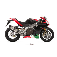 MIVV-SLIP-ON - SUONO - Edelstahl für APRILIA - RSV4...