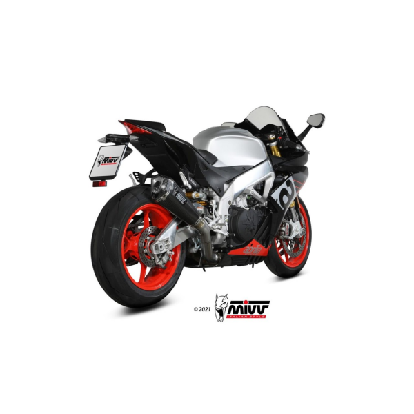 MIVV-SLIP-ON - DELTA RACE - Carbon für APRILIA - RSV4 BJ. 2017 > 2020 - A.016.LDRC