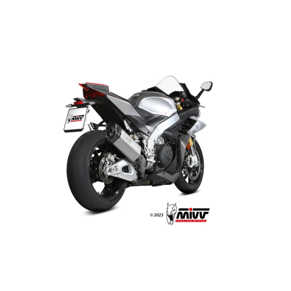 MIVV-SLIP-ON - SR-1 - Titan für APRILIA - RSV4 BJ. 2021 > 2024 - A.015.LR1T