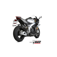 MIVV-SLIP-ON - SR-1 - Titan Schwarz für APRILIA - RSV4 BJ. 2021 > 2024 - A.015.LR1TB