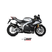 MIVV-SLIP-ON - SR-1 - Titan Schwarz für APRILIA - RSV4 BJ. 2021 > 2024 - A.015.LR1TB