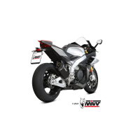 MIVV-SLIP-ON - SR-1 - Titan Schwarz für APRILIA - RSV4 BJ. 2021 > 2024 - A.019.SR1TB