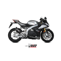 MIVV-SLIP-ON - SR-1 - Titan Schwarz für APRILIA - RSV4 BJ. 2021 > 2024 - A.019.SR1TB