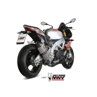 MIVV-SLIP-ON - SPEED EDGE - Titan für APRILIA - TUONO V4 1100 BJ. 2018 > 2020 - A.012.LRT