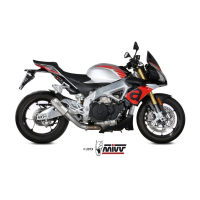 MIVV-SLIP-ON - MK3 - Edelstahl für APRILIA - TUONO...