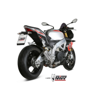 MIVV-SLIP-ON - MK3 - Edelstahl für APRILIA - TUONO V4 1100 BJ. 2018 > 2020 - A.012.SM3X