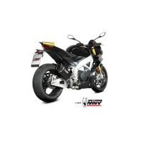 MIVV Auspuff - SLIP-ON - SR-1 - Titan-Schwarz für APRILIA TUONO V4 1100 - A.019.SR1TB