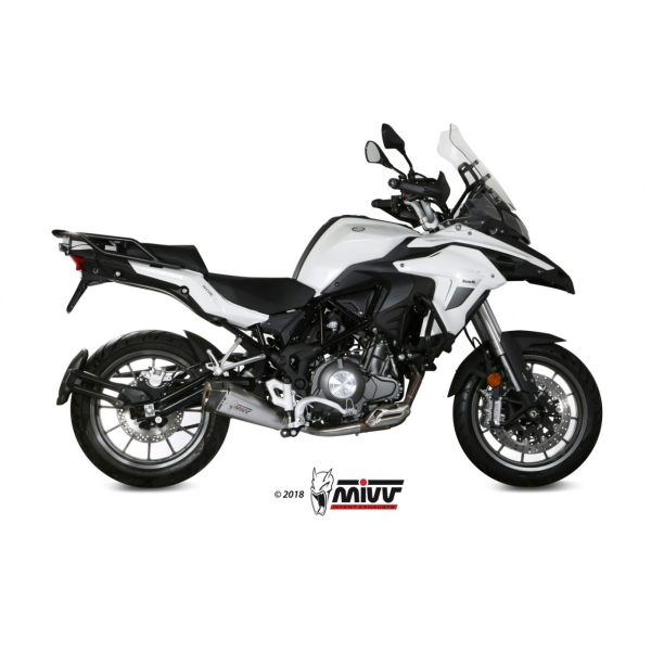 MIVV-SLIP-ON - DELTA RACE - Edelstahl für BENELLI - TRK 502 BJ. 2017 > 2024 - E.003.LDRX