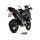 MIVV-SLIP-ON - SPEED EDGE - Edelstahl Schwarz für BENELLI - TRK 502 X BJ. 2018 > 2024 - E.004.LRB