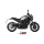 MIVV-SLIP-ON - X-M1 - Edelstahl Schwarz für BENELLI - LEONCINO 800 BJ. 2022 > 2024 - E.008.LC4B