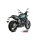 MIVV-SLIP-ON - X-M1 - Edelstahl Schwarz für BENELLI - LEONCINO 800 TRAIL BJ. 2022 > 2024 - E.011.LC4B