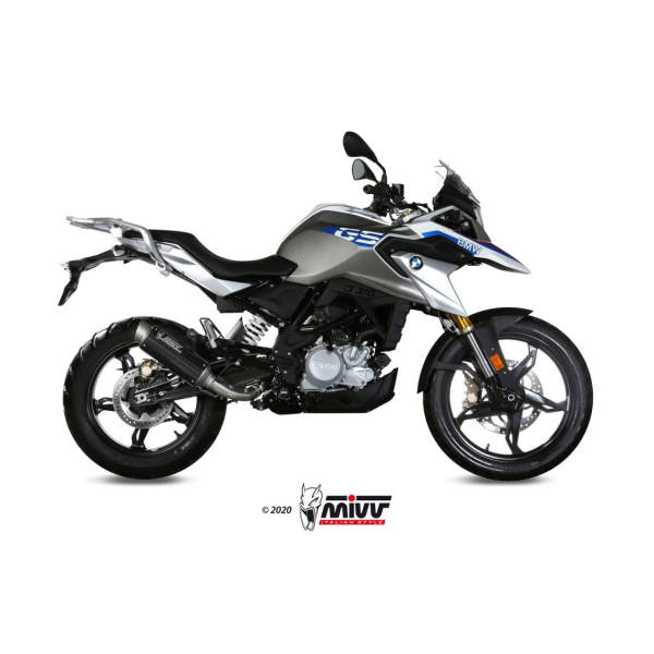 MIVV-Komplettanlage 1x1 - GPpro - Carbon für BMW - G 310 GS BJ. 2017 > 2024 - B.035.L2P