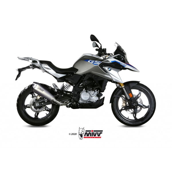 MIVV-Komplettanlage 1x1 - DELTA RACE - Edelstahl für BMW - G 310 GS BJ. 2017 > 2024 - B.035.LDRX