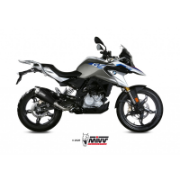 MIVV-Komplettanlage 1x1 - DELTA RACE - Edelstahl Schwarz für BMW - G 310 GS BJ. 2017 > 2024 - B.035.LDRB