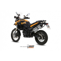 MIVV-SLIP-ON - SPEED EDGE - Edelstahl für BMW - F 650 GS BJ. 2008 > 2012 - B.007.LRX