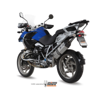 MIVV-SLIP-ON - SPEED EDGE - Edelstahl für BMW - F 800 R / GT BJ. 2009 > 2020 - B.008.LRX