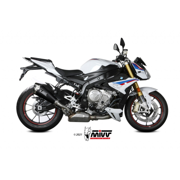 MIVV-SLIP-ON - DELTA RACE - Carbon für BMW - S 1000 R BJ. 2017 > 2020 - B.030.LDRC