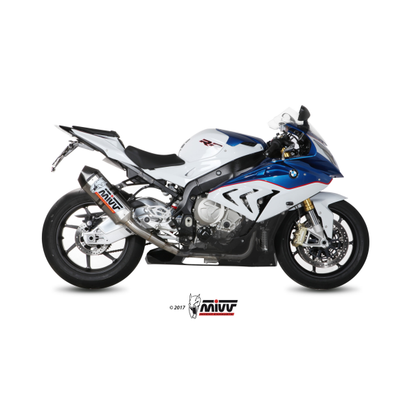 MIVV-Komplettanlage 4x2x1 - SPEED EDGE - Voll-Titan für BMW - S 1000 RR BJ. 2015 > 2016 - R.BW.0003.SRT