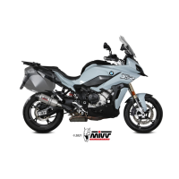 MIVV-SLIP-ON - OVAL - Titan mit Carbon Endkappe für BMW - S 1000 XR BJ. 2020 > 2024 - B.039.L4C