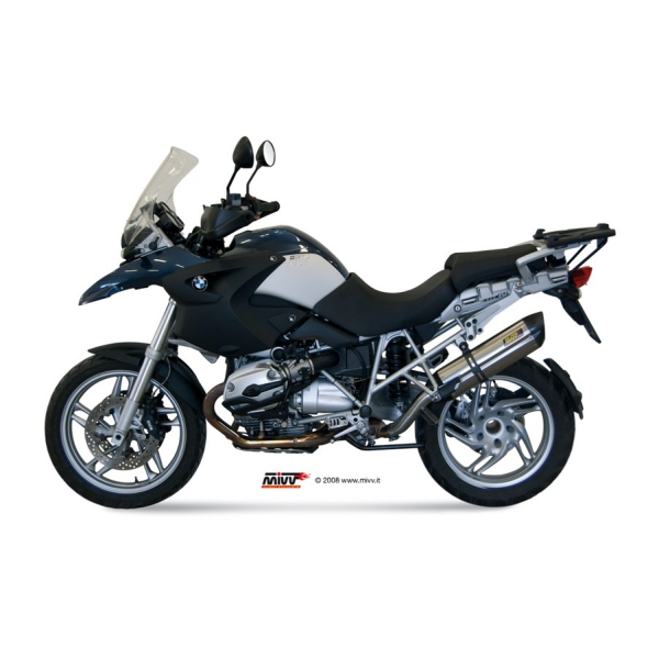 MIVV-SLIP-ON - SUONO - Edelstahl für BMW - R 1200 GS / Adventure BJ. 2004 > 2007 - B.002.L7