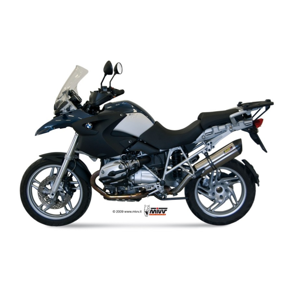 MIVV-SLIP-ON - SUONO - Edelstahl für BMW - R 1200 GS / Adventure BJ. 2008 > 2009 - B.004.L7