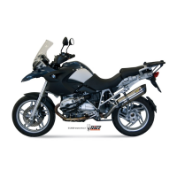 MIVV-SLIP-ON - SUONO - Edelstahl für BMW - R 1200 GS / Adventure BJ. 2008 > 2009 - B.004.L7