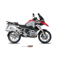 MIVV-SLIP-ON - OVAL - Titan mit Carbon Endkappe für BMW - R 1200 GS / Adventure BJ. 2013 > 2018 - B.016.LNC