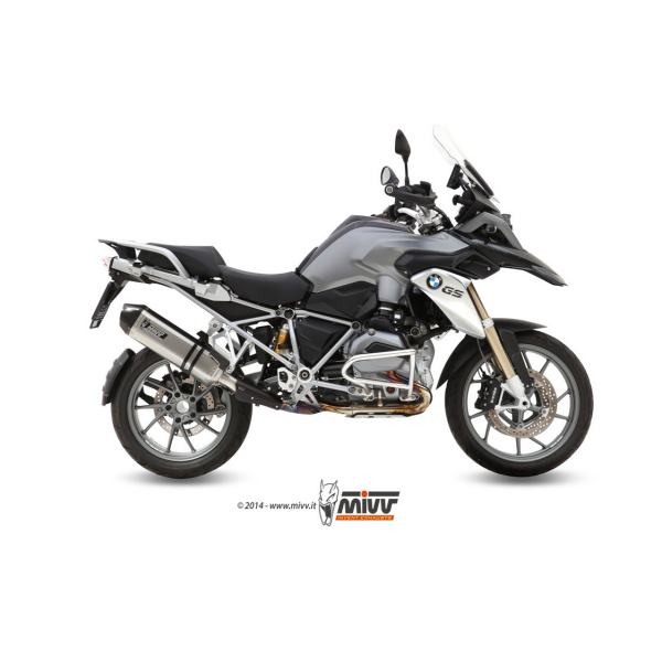 MIVV-SLIP-ON - SPEED EDGE - Edelstahl für BMW - R 1200 GS / Adventure BJ. 2013 > 2018 - B.016.LRX