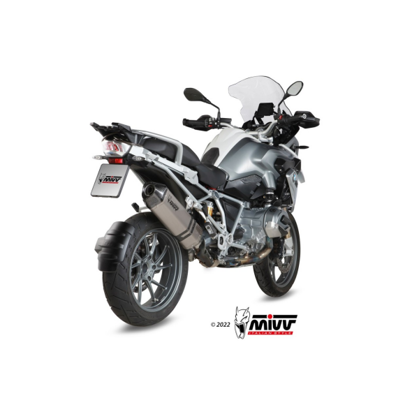 MIVV-SLIP-ON - SPEED EDGE - Titan für BMW - R 1200 GS / Adventure BJ. 2013 > 2018 - B.016.LGS