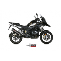 MIVV-SLIP-ON - OVAL - Carbon mit Carbon Endkappe für BMW - R 1250 GS / Adventure BJ. 2019 > 2023 - B.034.LEC