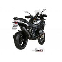 MIVV-SLIP-ON - SPEED EDGE - Edelstahl Schwarz für BMW - R 1250 GS / Adventure BJ. 2019 > 2023 - B.034.LRB