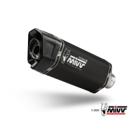 MIVV-SLIP-ON - SR-1 - Titan Schwarz für BMW - R 1250 R / RS BJ. 2021 > 2024 - B.040.LR1TB