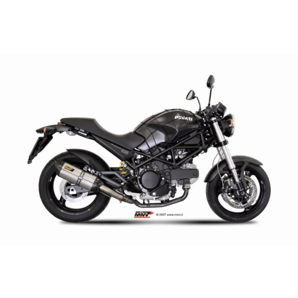 MIVV-2 SLIP-ON - SUONO - Edelstahl für DUCATI - MONSTER 695 BJ. 2006 > 2008 - D.019.L7