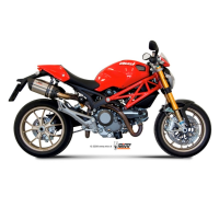 MIVV-2 SLIP-ON - SUONO - Edelstahl für DUCATI - MONSTER 795 BJ. 2012 > 2014 - D.025.L7