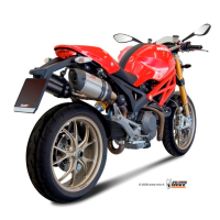 MIVV-2 SLIP-ON - SUONO - Edelstahl für DUCATI - MONSTER 795 BJ. 2012 > 2014 - D.025.L7