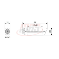 MIVV-2 SLIP-ON - SUONO - Edelstahl Schwarz für DUCATI - MONSTER 795 BJ. 2012 > 2014 - D.025.L9