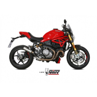 MIVV-Optionaler Carbon-Hitzeschild (nur kompatibel mit D.030- und D.041-Auspuffanlagen) - - - - für DUCATI - MONSTER 821 BJ. 2014 > 2017 - ACC.070.0