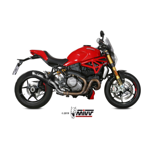 MIVV-SLIP-ON - GPpro - Carbon für DUCATI - MONSTER 821 BJ. 2018 > 2020 - D.041.L2P