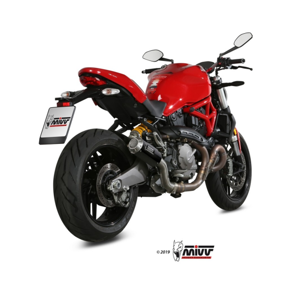 MIVV-SLIP-ON - MK3 - Carbon für DUCATI - MONSTER 821 BJ. 2018 > 2020 - D.041.SM3C