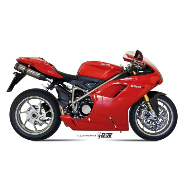 MIVV-2 SLIP-ON - SUONO - Edelstahl für DUCATI - 848 BJ. 2007 > 2013 - UD.021.L7