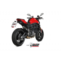 MIVV-SLIP-ON - X-M5 - Edelstahl Schwarz für DUCATI - MONSTER 937 / MONSTER 937 +  BJ. 2021 > 2024 - D.048.LC5B