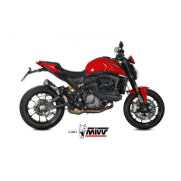 MIVV-SLIP-ON - X-M5 - Edelstahl Schwarz für DUCATI - MONSTER 937 / MONSTER 937 +  BJ. 2021 > 2024 - D.048.LC5B