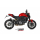 MIVV-SLIP-ON - X-M5 - Edelstahl Schwarz für DUCATI - MONSTER 937 / MONSTER 937 +  BJ. 2021 > 2024 - D.048.LC5B