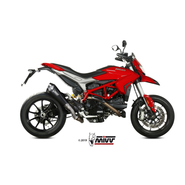 MIVV-SLIP-ON - DELTA RACE - Edelstahl für DUCATI - HYPERMOTARD 939 BJ. 2016 > 2018 - D.043.LDRX