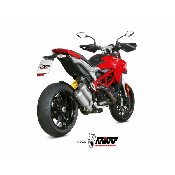 MIVV Auspuff - 2 SLIP-ON - MK3 - Edelstahl für DUCATI HYPERMOTARD 939 - D.043.SM3X